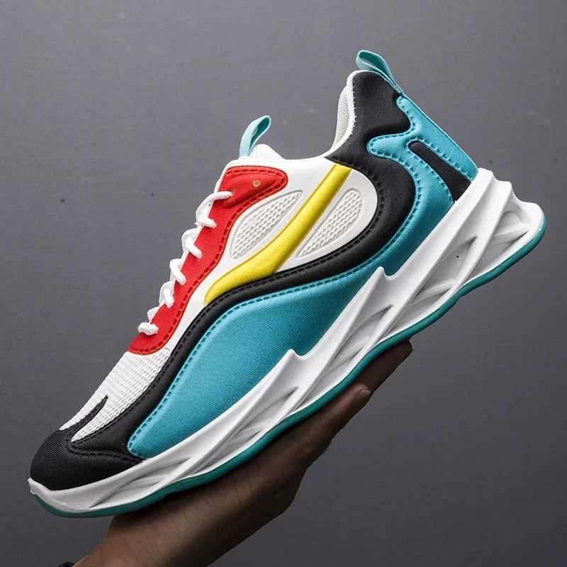 2025 summer new men's sports shoes Breathable comfortable casual shoes Men's fashion popular high quality sports shoes