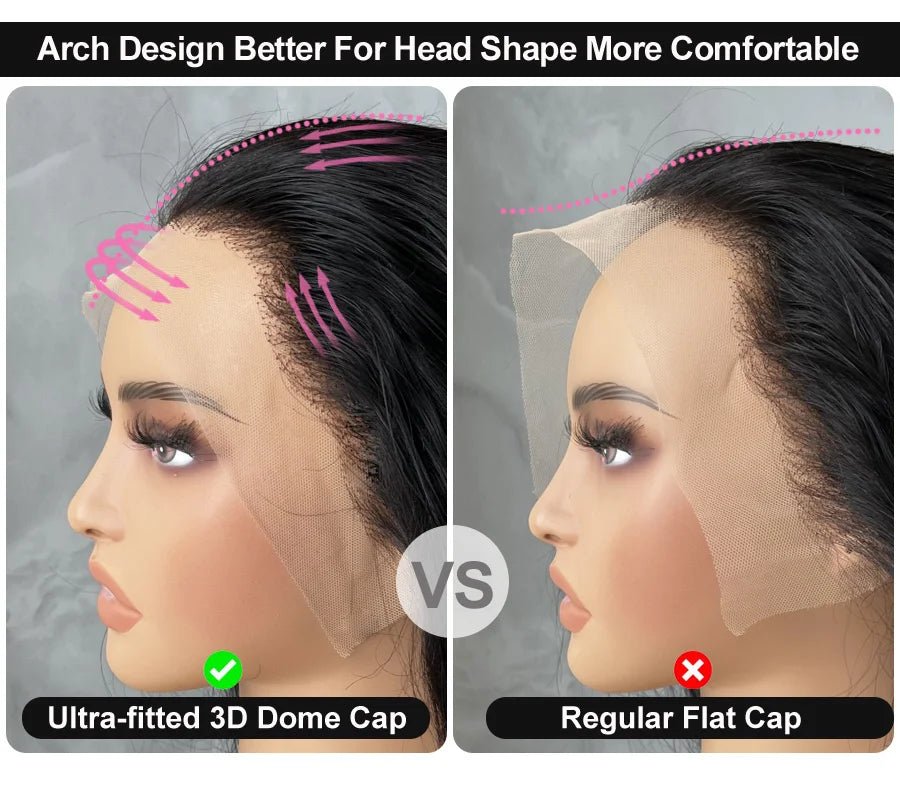 Eva Hair 100% Real HD Closure Wig 5x5 6x6 7x7 HD Lace Closure Wigs Glueless Wig Human Hair Ready to Wear HD Lace Closure Wigs