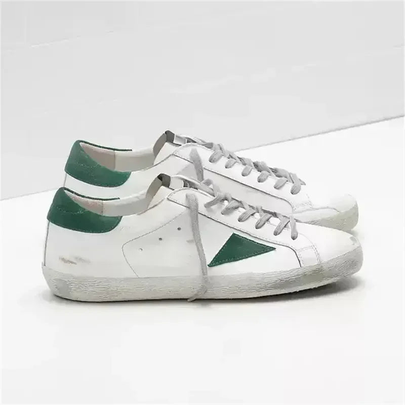 Designer sports shoes running shoes, leather shoes, loafers, retro ball shoes,old dirty shoes, black and white star sports shoes