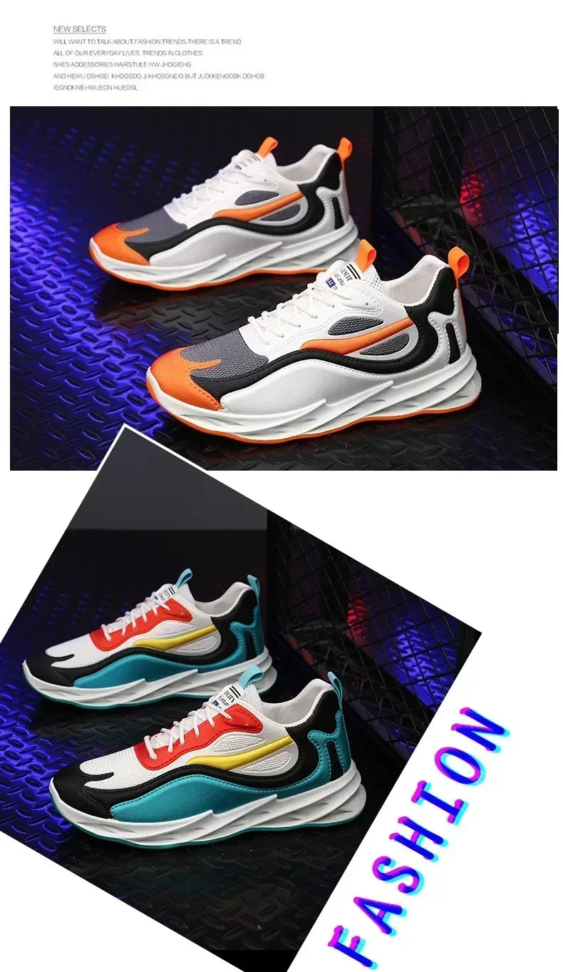 2025 summer new men's sports shoes Breathable comfortable casual shoes Men's fashion popular high quality sports shoes